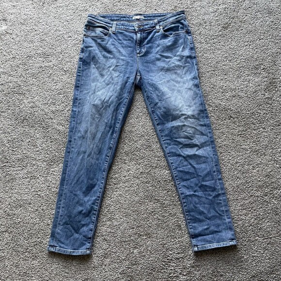 Eileen Fisher Denim - Eileen Fisher Skinny Jeans Women’s Size 10 Organic Cotton Stretch Denim Mid Rise
